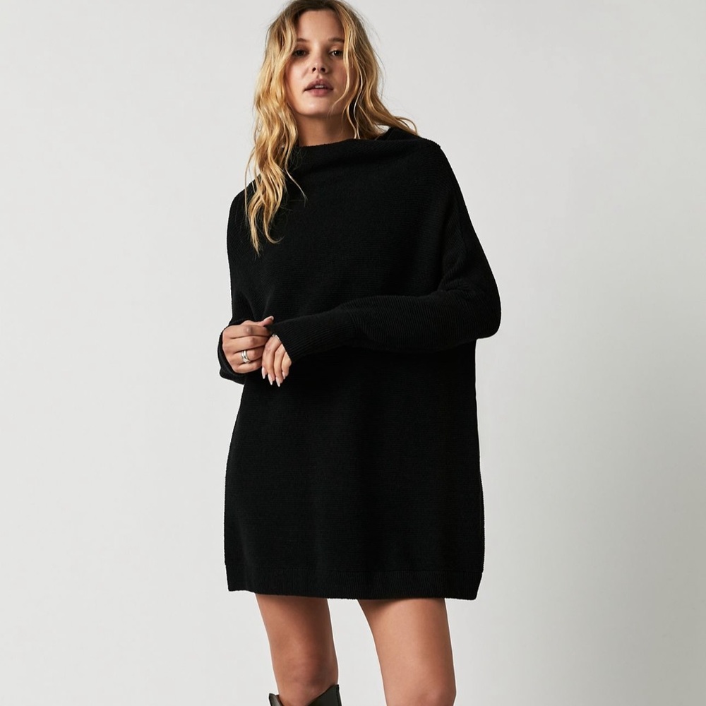 Free People Ottoman Slouchy Oversized Tunic Sweater Like New